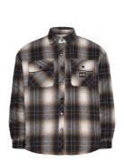 Stan Ray Quilted Plaid Overshirt Brun