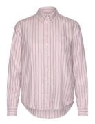 GANT Reg Stripe Archive Oxford Bd Shirt Rosa