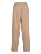 Edie Bottoms Trousers Straight Leg Beige Munthe