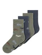 Nmmwak Wo/Bl 4P Sock Sockor Strumpor Navy Name It