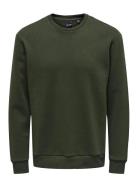 ONLY & SONS Onsceres Crew Neck Noos Grön