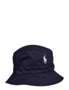 Polo Ralph Lauren Reversible Plaid Cotton Bucket Hat Marinblå