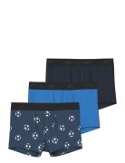 Name It Nkmboxer 3P Dark Denim Football Noos Multi/patterned