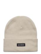 Linear Knit Cuffed Beanie Accessories Headwear Beanies Beige New Balan...