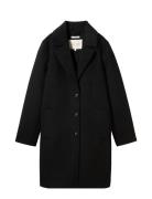 Tom Tailor Long Coat Svart