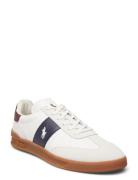 Heritage Aera Leather-Suede Sneaker Låga Sneakers White Polo Ralph Lau...