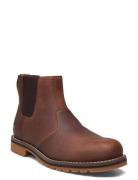 Mid Chelsea Boot Stövletter Chelsea Boot Brown Timberland