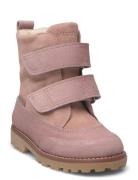 ANGULUS Boots - Flat - With Velcro Rosa