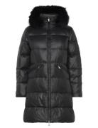 Mw Padded Real Down Coat Fodrad Rock Black Calvin Klein