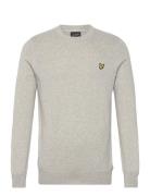 Lyle & Scott Cotton Merino Crew Neck Jumper Grå