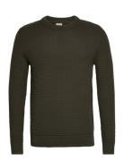 Slhremy Ls Knit All Stu Crew Neck W Camp Tops Knitwear Round Necks Kha...