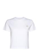 Calvin Klein Jeans Woven Label Peached Baby Tee Vit