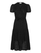 Briston Dress Knälång Klänning Black Noella