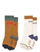 Annette Socks 2-Pack Sockor Strumpor Multi/patterned Liewood