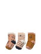 Liewood Silas Socks 3-Pack Multi/patterned