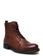 Jfwshaun Leather Boot Sn Snörade Stövlar Brown Jack & J S