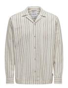 ONLY & SONS Onstrev Relaxed Ls Shirt Kräm