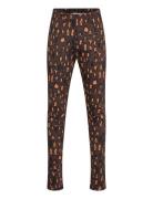 Mini Rodini Leopard Aop Brushed Leggings Svart