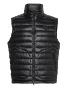 Glossed Down Vest Väst Black Polo Ralph Lauren