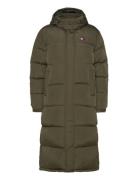 Tjw Alaska Long Puffer Ext Fodrad Rock Khaki Green Tommy Jeans