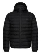 Hooded Insulated Jacket Fodrad Jacka Black Fred Perry