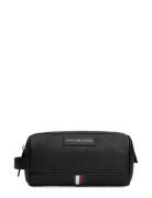 Th Business Pu Washbag Necessär Black Tommy Hilfiger