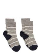 FUB 2-Pack Thin Striped Socks Multi/patterned