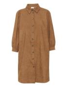 Kaeve Corduroy Dress Kort Klänning Brown Kaffe