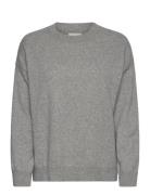 GANT Superfine Lambswool C-Neck Grå