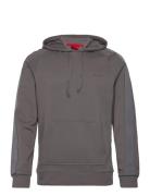 Tonal Logo Hoodie Designers Sweat-shirts & Hoodies Hoodies Grey HUGO