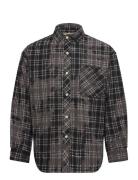 Wbjong Check Shirt Designers Shirts Casual Grey Woodbird