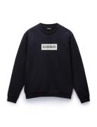 Napapijri Box Logo Sweatshirt Svart