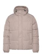 Jjebradley Puffer Hood Sn Fodrad Jacka Beige Jack & J S