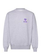 Legal Highs Sweat-Grey Marl Tops Sweat-shirts & Hoodies Sweat-shirts G...