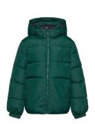 Essential Down Jacket Fodrad Jacka Green Tommy Hilfiger