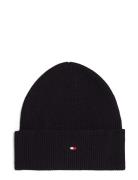 Tommy Hilfiger Essential Flag Beanie Svart