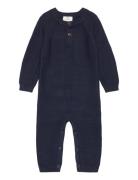 Classic Cotton Baby Full Body Långärmad Bodysuit Navy Copenhagen Color...