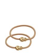 Corinne Hair Tie Big Knot Beige