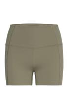 2XU Form Soft Touch Hi-Rise Compression 4 Inch Shorts Khaki Green