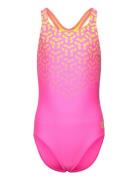 Arena G Kikko V Swimsuit Swim Pro Back Black-Blue China Rosa