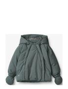 Puffer Jacket Morgen Fodrad Jacka Navy Wheat