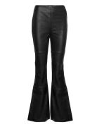 Kick Bottoms Trousers Leather Leggings-Byxor Black Deadwood