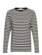 Movesgood Cindy Top Black Stripe Svart