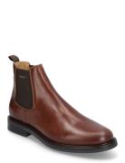 St Fairkon Chelsea Boot Stövletter Chelsea Boot Brown GANT