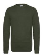 Jack & J S Jjotto Knit Crew Neck Ln Grön