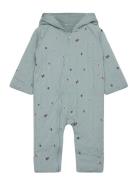 Wholesuit W. Lining Outerwear Fleece Outerwear Fleece Suits Blue Fixon...