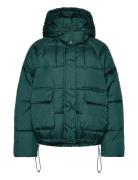 Scotch & Soda Short Ripstop Puffer Grön