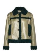 Scotch & Soda Vinyl Jacket Khaki Green