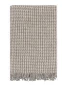 Høie Of Scandinavia Teide Pledd Wool Blanket Beige