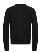 Jack & J S Jjcraig Knit Crew Neck Aw24 Svart